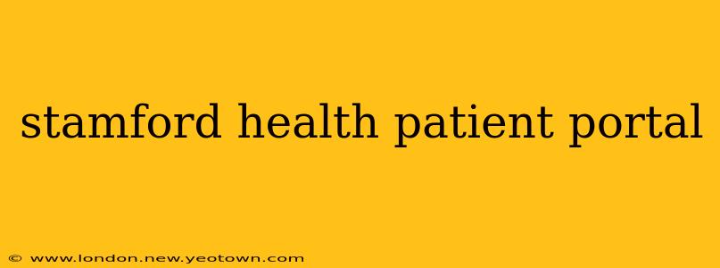 stamford health patient portal
