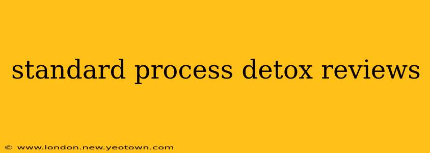standard process detox reviews