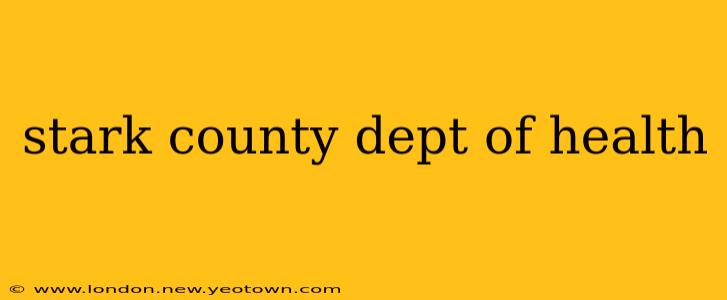 stark county dept of health