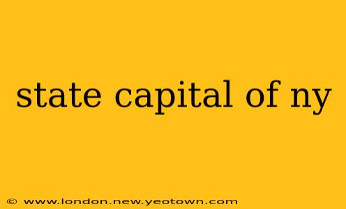 state capital of ny