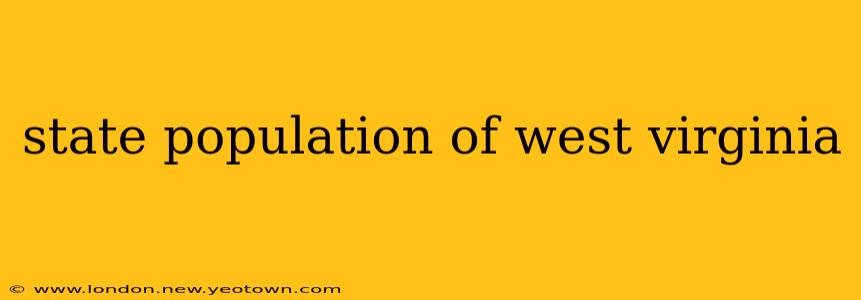 state population of west virginia