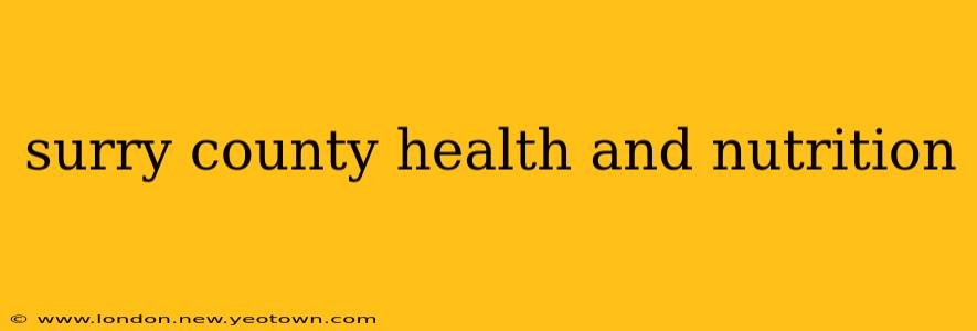 surry county health and nutrition