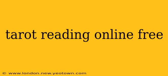 tarot reading online free