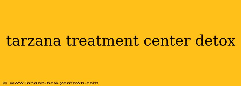 tarzana treatment center detox