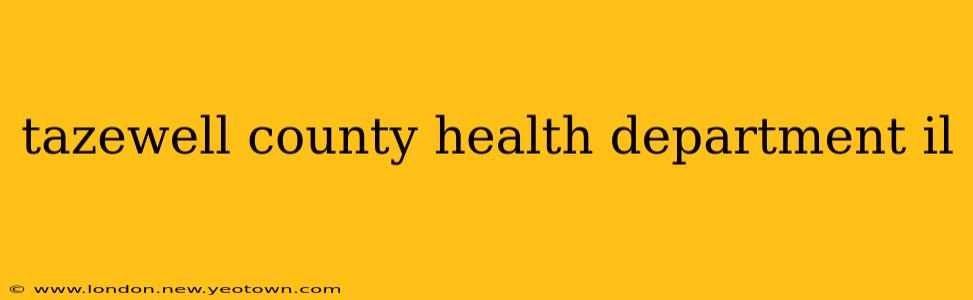 tazewell county health department il