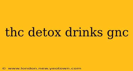 thc detox drinks gnc