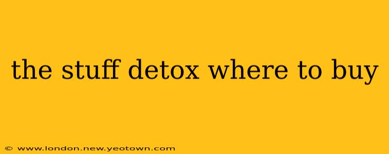 the stuff detox where to buy