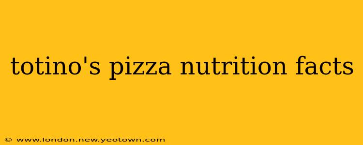 totino's pizza nutrition facts