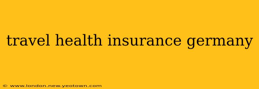 travel health insurance germany
