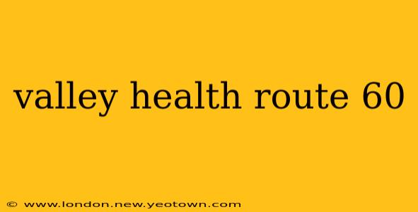 valley health route 60