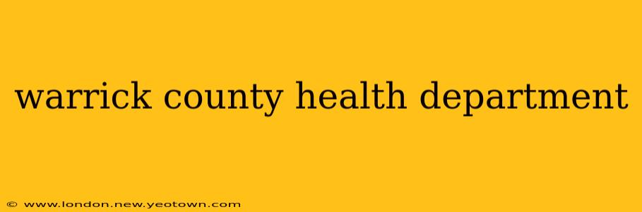 warrick county health department