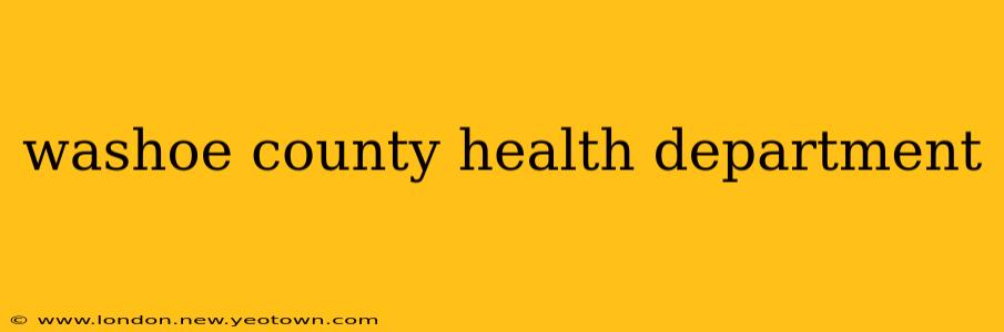 washoe county health department