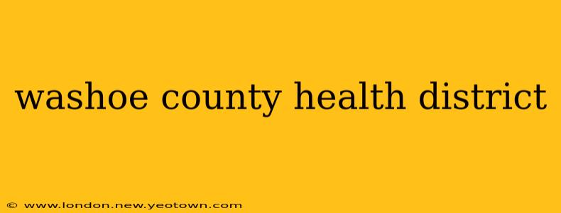 washoe county health district