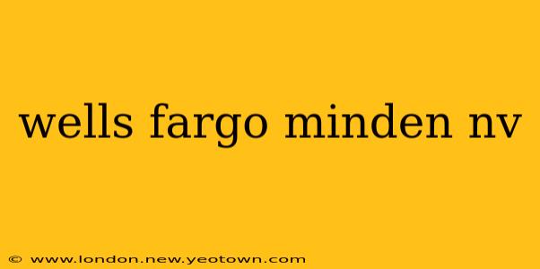 wells fargo minden nv