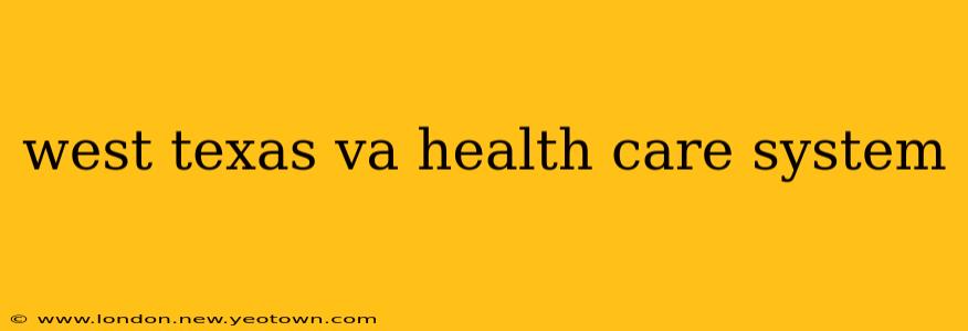 west texas va health care system