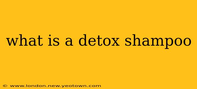 what is a detox shampoo