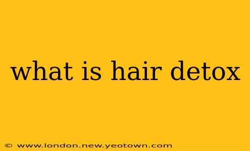what is hair detox