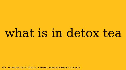 what is in detox tea