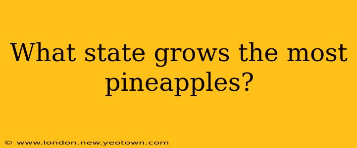 What state grows the most pineapples?
