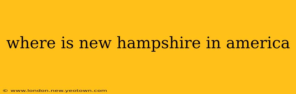 where is new hampshire in america