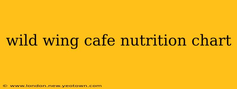 wild wing cafe nutrition chart
