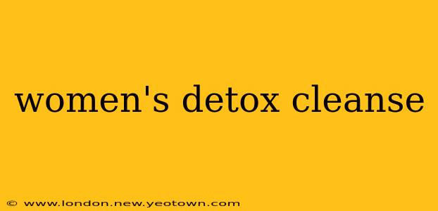 women's detox cleanse