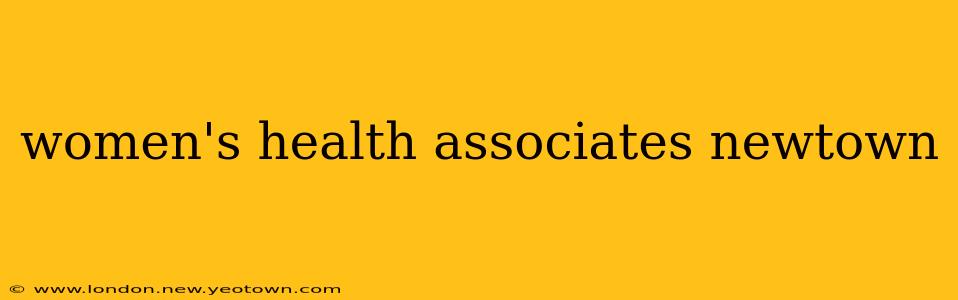 women's health associates newtown