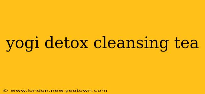 yogi detox cleansing tea
