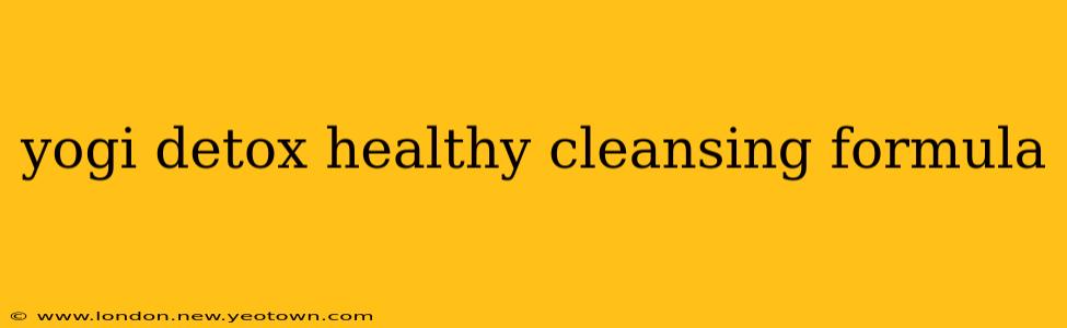 yogi detox healthy cleansing formula