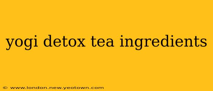 yogi detox tea ingredients
