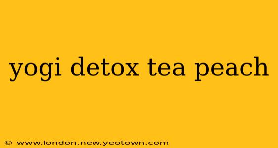 yogi detox tea peach