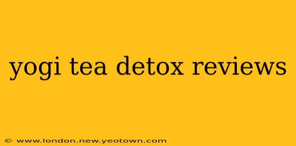 yogi tea detox reviews