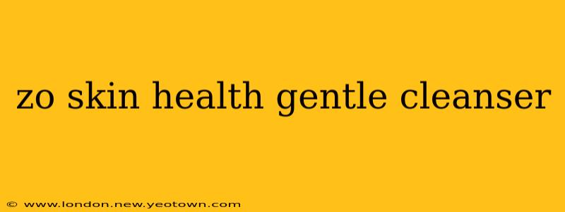 zo skin health gentle cleanser