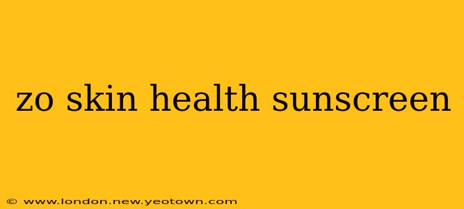 zo skin health sunscreen